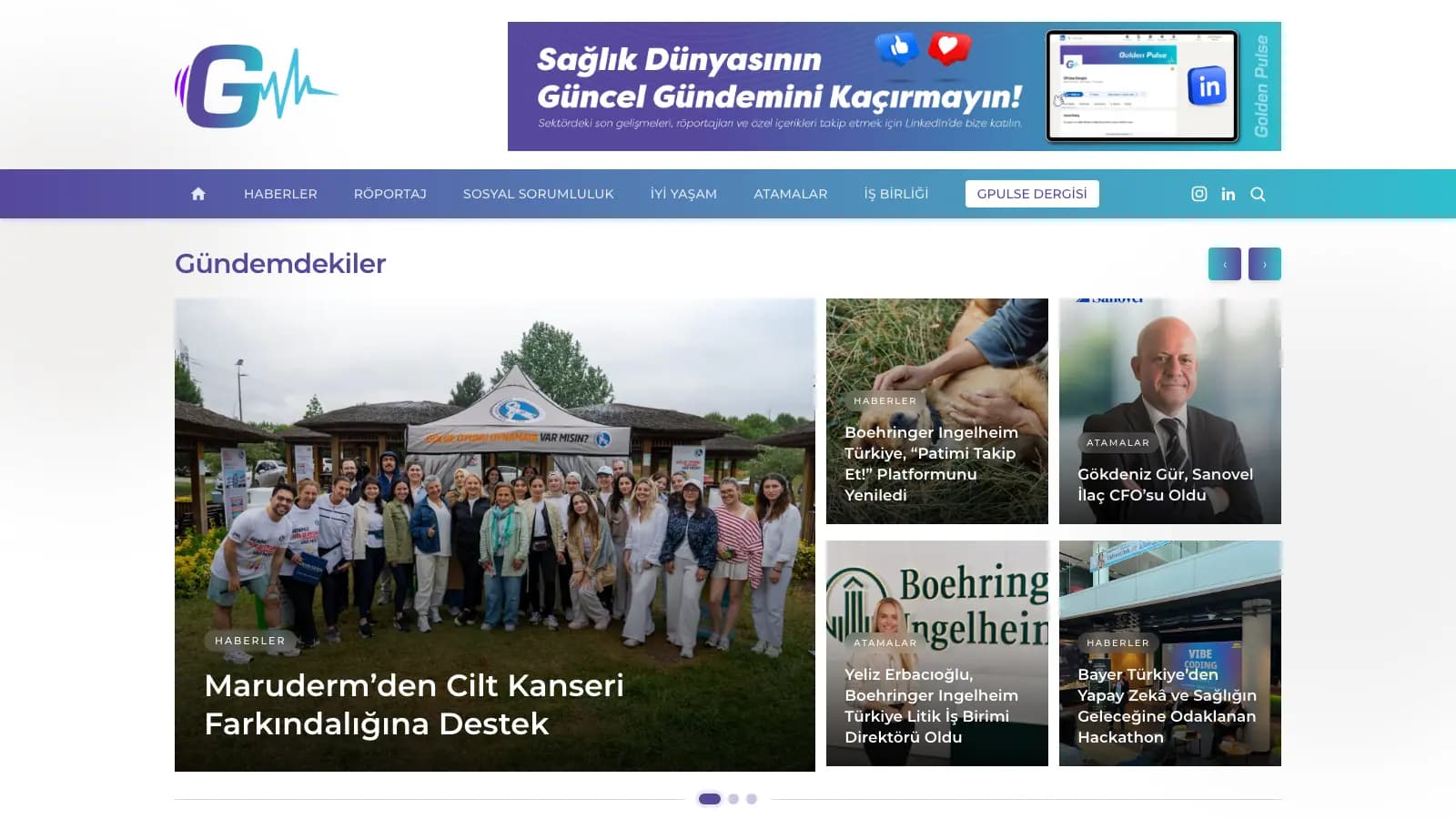 Kurumsal Web Sitesi — GPulse