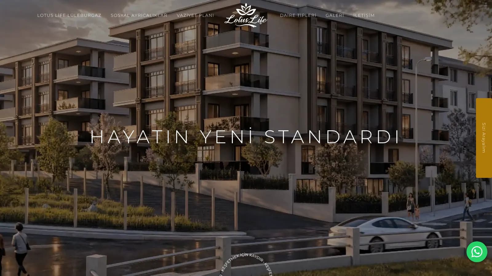 Konut Projesi Web Sitesi — Lotus Life Lüleburgaz